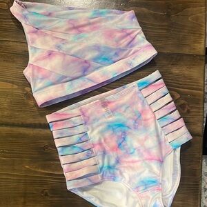 KIAVA Pastel Tie-Dye Bikini Set